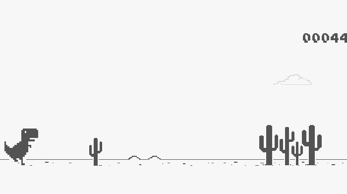 Game di Google, Dinosaur T-Rex Run.