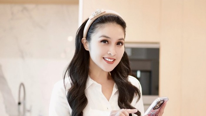 Intip Lagi Dapur Mewah Sandra Dewi yang Jadi Spot Foto Favoritnya