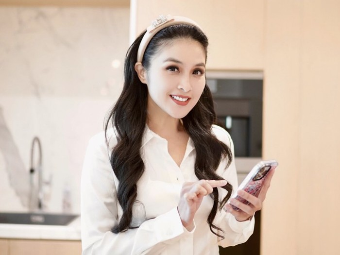 Intip Lagi Dapur Mewah Sandra Dewi yang Jadi Spot Foto Favoritnya