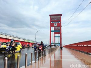 Rekayasa Lalu Lintas di Jembatan Ampera dan Sekitarnya Saat Salat Id