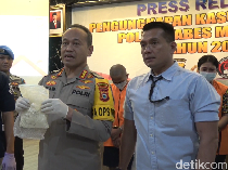 20 Kg Narkotika Jenis Baru Diamankan di Makassar, Polisi Buru 3 Pelaku Lain