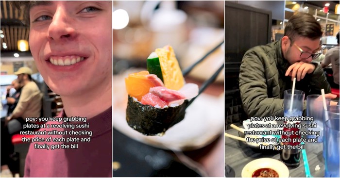 Kacau! Dikira Menu AYCE, 3 Pria Ini Makan Sushi hingga Rp 3,1 Juta