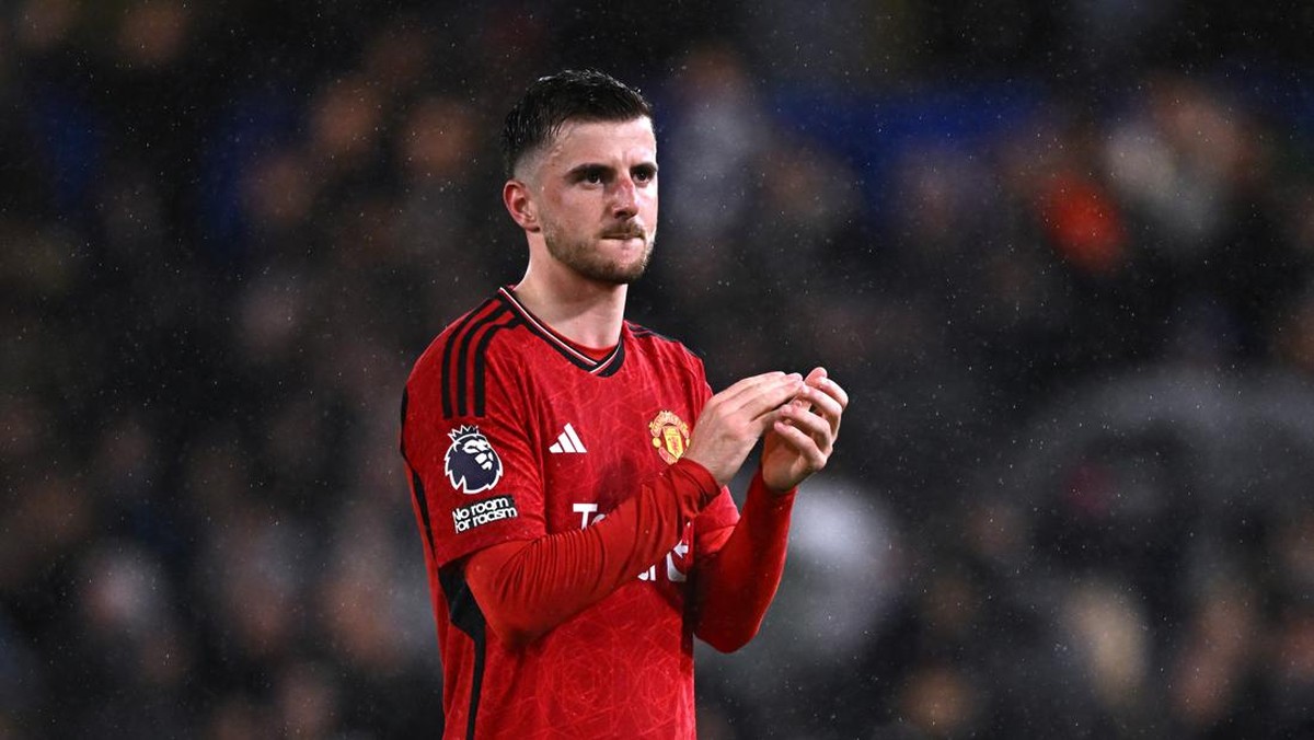 Manchester United mengakhiri kutukan final Maso Mount di Wembley. (Foto: REUTERS/Dylan Martinez)