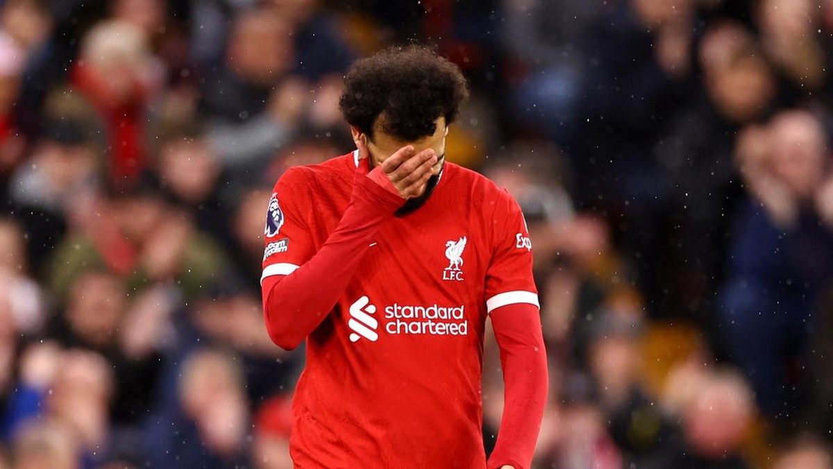 Mohamed Salah melempem dalam beberapa laga terakhir. (Foto: REUTERS/Carl Recine)