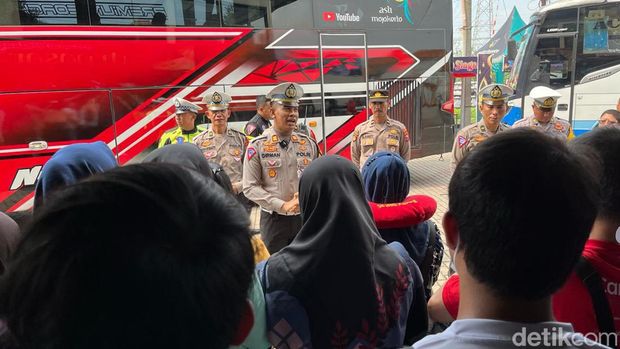 mudik gratis polres mojokerto kota