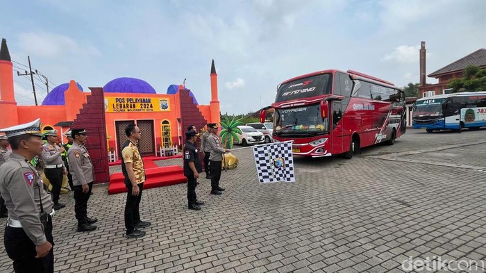 mudik gratis polres mojokerto kota