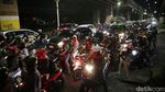 Pemudik Motor Mulai Memadati Jalan Raya Kalimalang