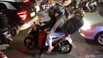 Pemudik Motor Mulai Memadati Jalan Raya Kalimalang