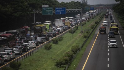Penampakan Kemacetan di Tol Cipali