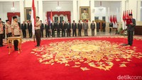 Pengukuhan ini dilakukan secara hybrid, dimana 12 orang unsur pimpinan dikukuhkan di Istana Negara. Sementara pengurus lainnya, yakni sebanyak 101 orang dikukuhkan di Gedung Kwarnas Gambir. 