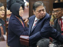 Potret 4 Menteri Jokowi Berikan Keterangan di Sidang Sengketa Pilpres