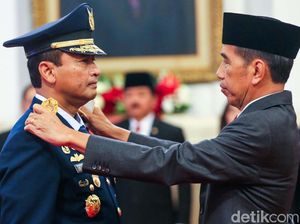 Jokowi Lantik Marsdya Tonny Harjono Jadi KSAU, Ini Profilnya