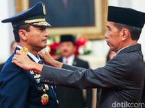 Potret Jokowi Lantik Marsdya Tonny Harjono Jadi KSAU