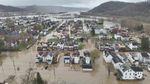 Potret Udara Banjir Terjang Virginia AS