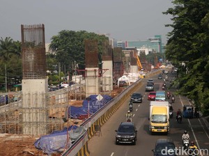 Apa Kabar LRT Jakarta Velodrome-Manggarai? Ini Progresnya di Rawamangun