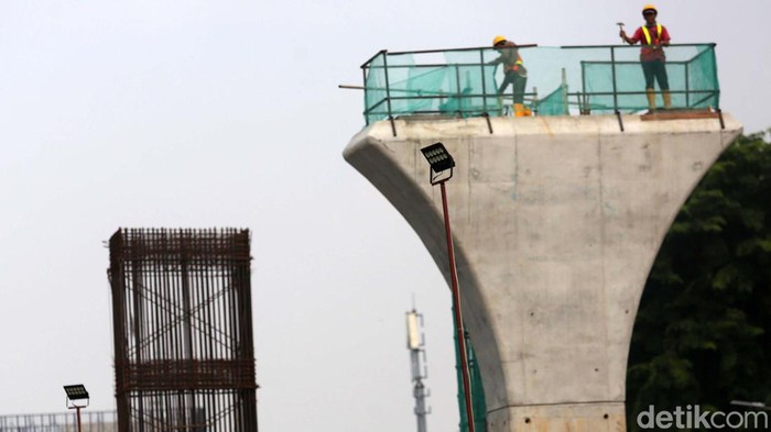 Progres Terkini Pembangunan LRT Jakarta Fase 1B Pembangunan LRT Fase 1B Velodrome-Manggarai terus dikebut. Begini progresnya.