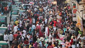 Suasana Jelang Lebaran di Pasar Tradisional Bangladesh