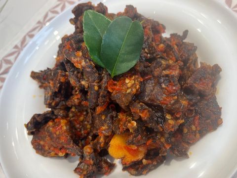 Resep Paru Krispi Balado