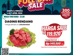 Merapat Transmart Full Day Sale Besok! Daging Rendang Diobral Jadi Murah Meriah