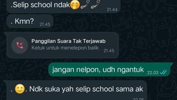 Maksudnya sleep call, ya? Foto: X/kekocakandunia  