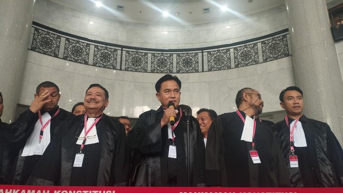 Ketua Tim Hukum Prabowo-Gibran, Yusril Ihza Mahendra.