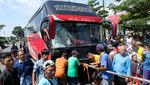 Ambulans dan Bus Santoso Adu Banteng di Temanggung