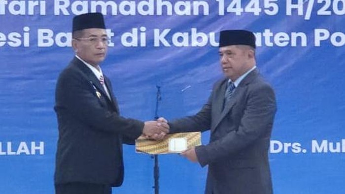 Andi Bebas Manggazali kembali jabat Sekda Polman. Dokumen Istimewa