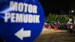 Potret Ribuan Pemudik Motor yang Hendak ke Lampung