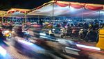 Potret Ribuan Pemudik Motor yang Hendak ke Lampung