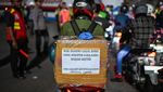Potret Ribuan Pemudik Motor yang Hendak ke Lampung