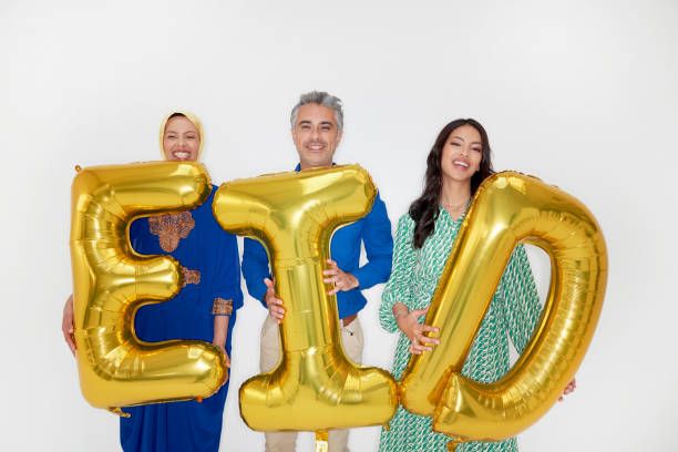 Balon Huruf tema Lebaran.