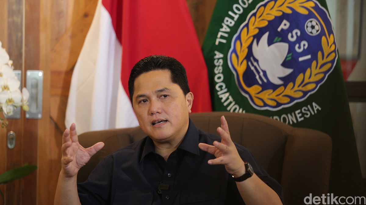 Ketum PSSI, Erick Thohir (Foto: detikcom/Agung Pambudhy)