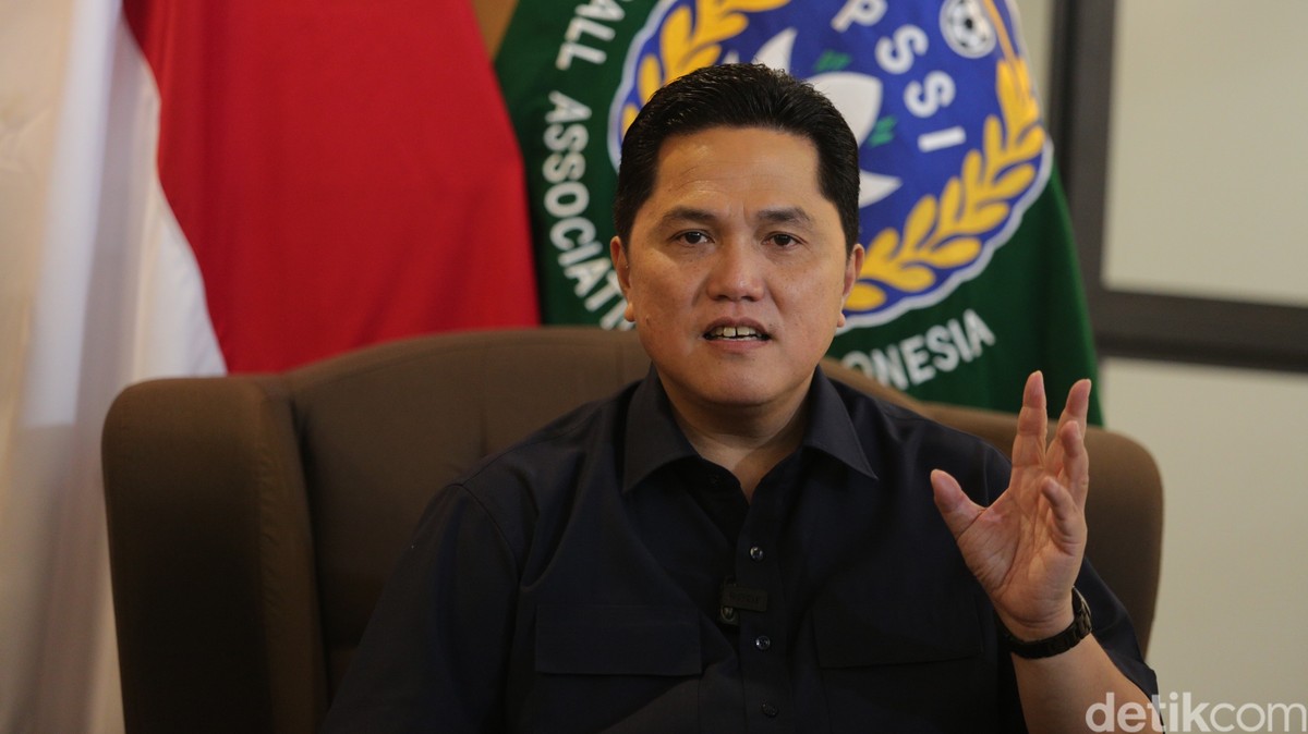 Ketum PSSI, Erick Thohir (Foto: detikcom/Agung Pambudhy)