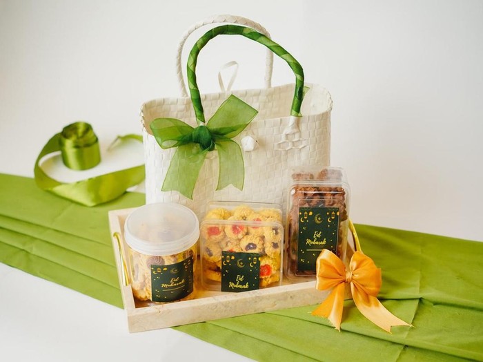 Ilustrasi hampers Lebaran
