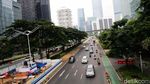 Libur Lebaran, Lalu Lintas Jalan Sudirman Ramai Lancar