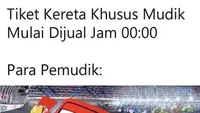 Untuk dapat tiket mudik tidak mudah, biasanya ikutan war ticket terlebih dahulu. (Foto: 1cak.com)