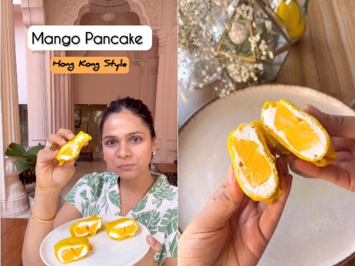 pancake mangga ala Hong Kong