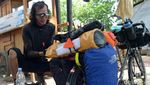Pria Ini Mudik dengan Sepeda dari Serpong ke Palembang