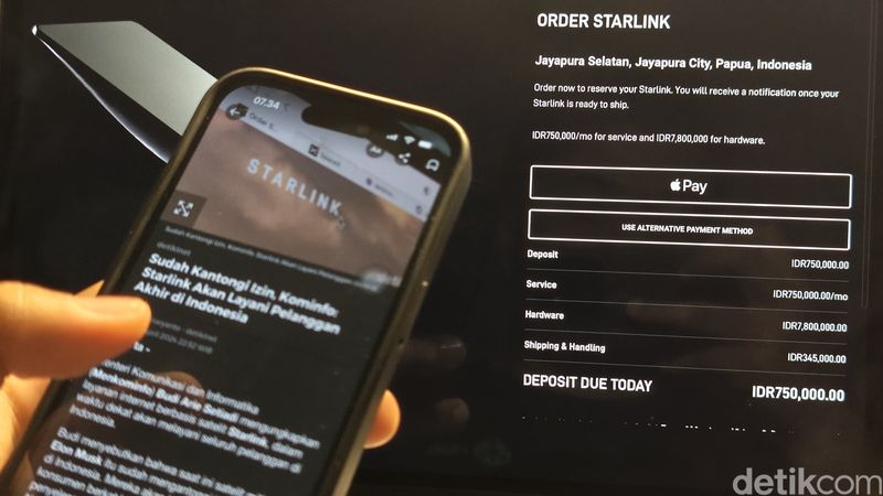 Pemesanan dan harga paket internet Starlink sudah tersedia untuk masyarakat Indonesia.
