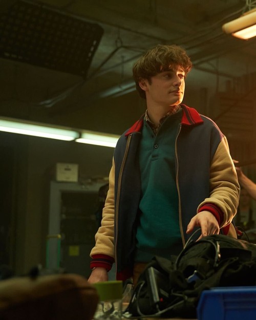 Foto belakang layar syuting Stranger Things 5.