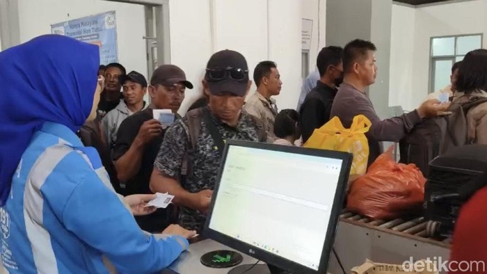 Suasana mudik di Pelabuhan Tanjung Kalian