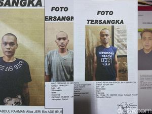 Wanted! Ini Foto 5 Tahanan yang Kabur dari Sel PN Cianjur