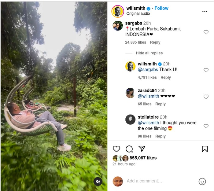 Will Smith penasaran dengan Keranjang Sultan Sukabumi