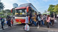 Ada 20 tujuan mudik bareng gratis ke Kota/Kabupaten di Jawa Timur. Total ada 3.600 peserta mudik.