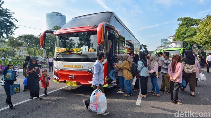 Antusisme peserta mudik gratis di Jawa Timur