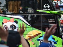Ribuan Warga Ikuti Mudik Bareng Gratis Pemprov Jatim