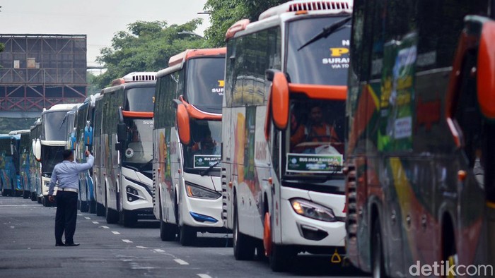 Antusisme peserta mudik gratis di Jawa Timur