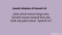 Tebakan ini tidak terlalu sulit, namun beberapa orang kesulitan menemukan jawaban benarnya. Foto: Salsa Dila Fitria Oktavianti/detikHealth