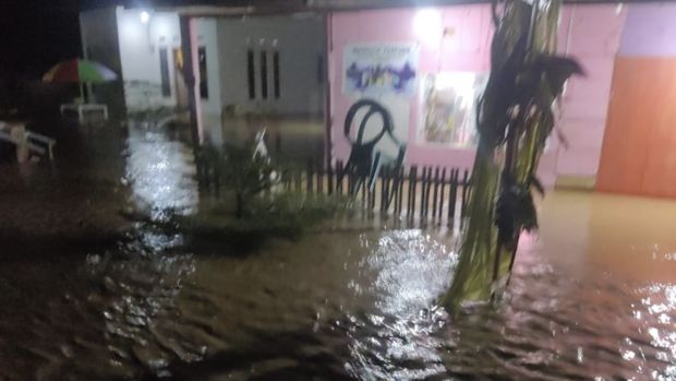 Banjir merendam permukiman di Gorontalo Utara. Dokumen Istimewa