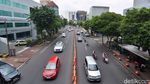 Jalanan Kota Surabaya Lengang  Jelang Lebaran